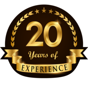 20 years of experience